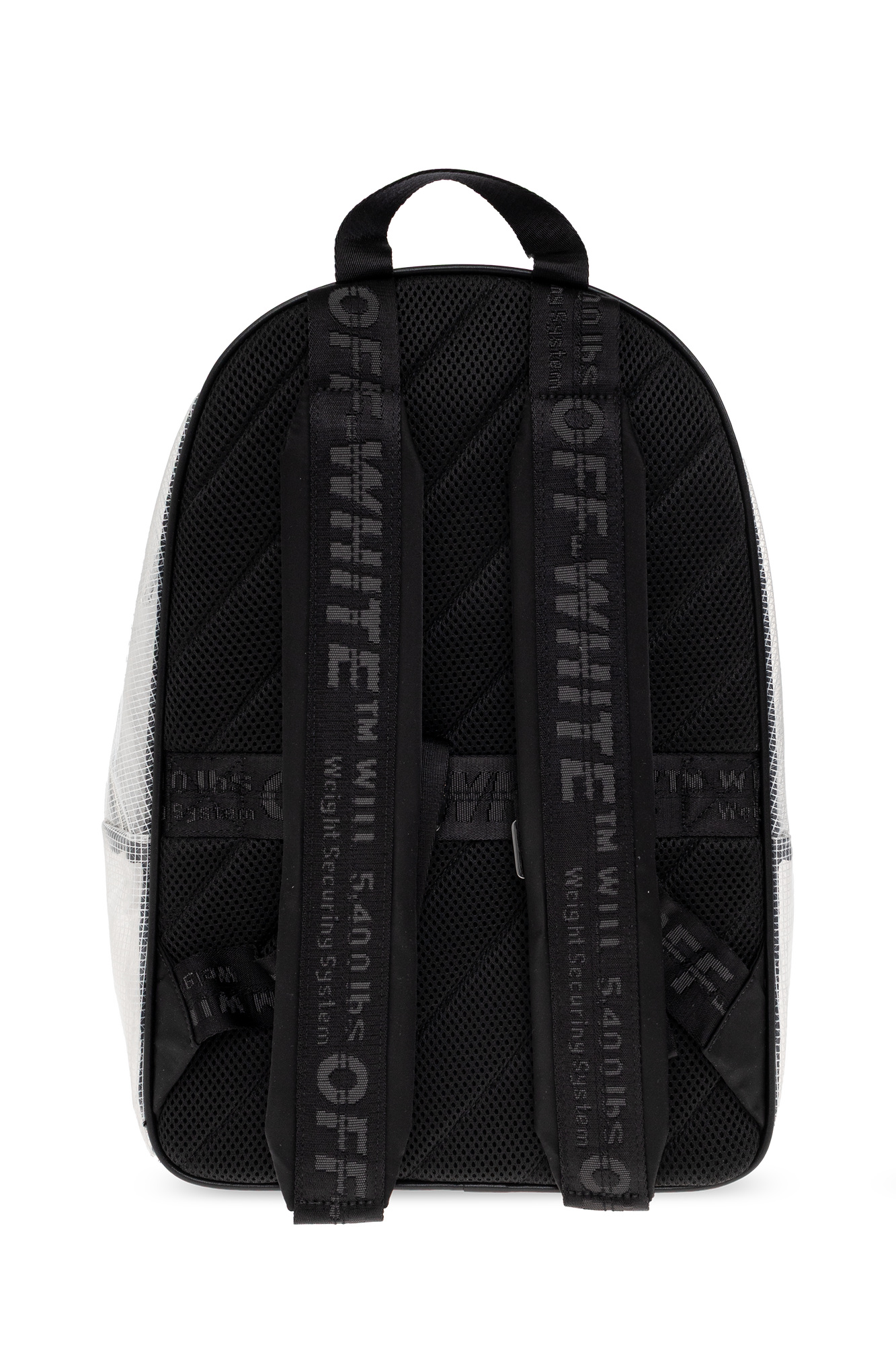 バッグ 2017 OFF-WHITE Mirror Skeleton backpack Preto Mochila com logótipo Off-White - Vitkac Brazil